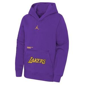 Los Angeles Lakers Youth Hoodie Pullover Sweatshirt Large Jordan Jumpman Medium